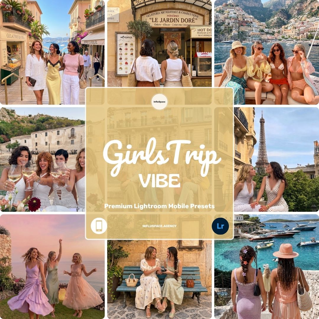 Girls Trip Vibe - Premium Lightroom Mobile Presets
