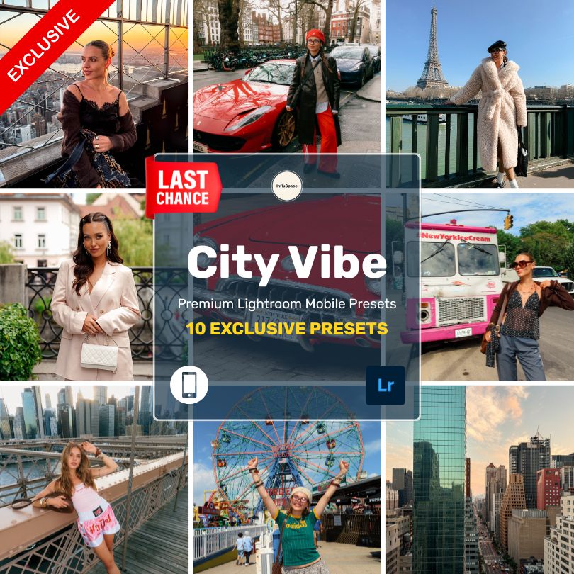 10 Exclusive: City Vibe - Premium Lightroom Mobile Presets