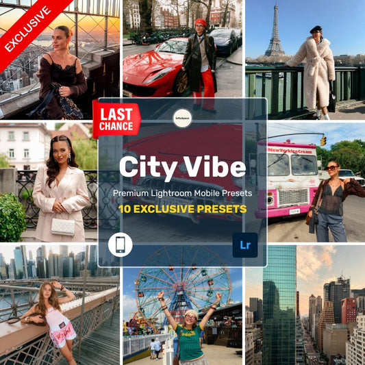 10 Exclusive: City Vibe - Premium Lightroom Mobile Presets