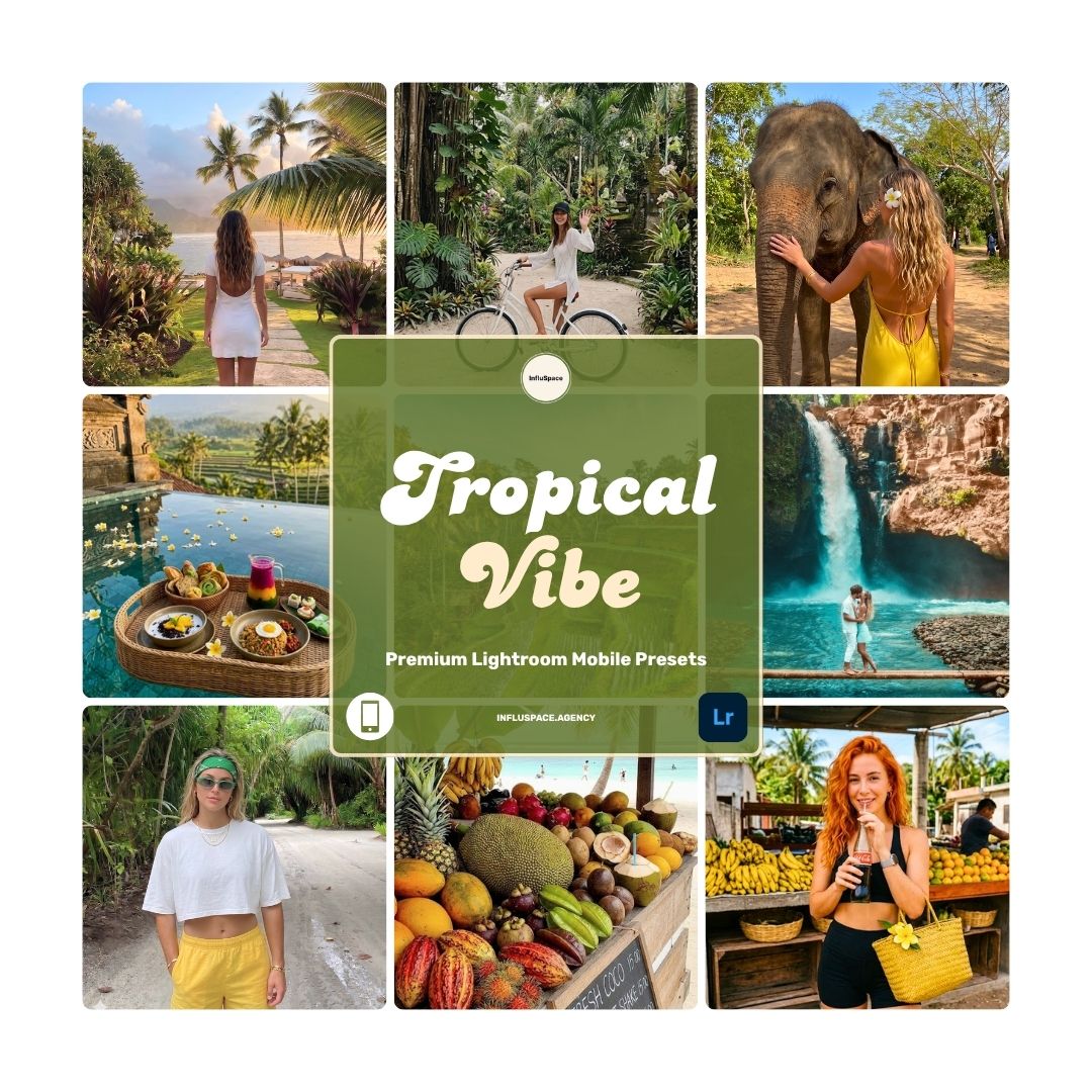 Tropical Vibe - Premium Lightroom Mobile Presets
