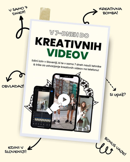 V 7-dneh do Kreativnih Videov